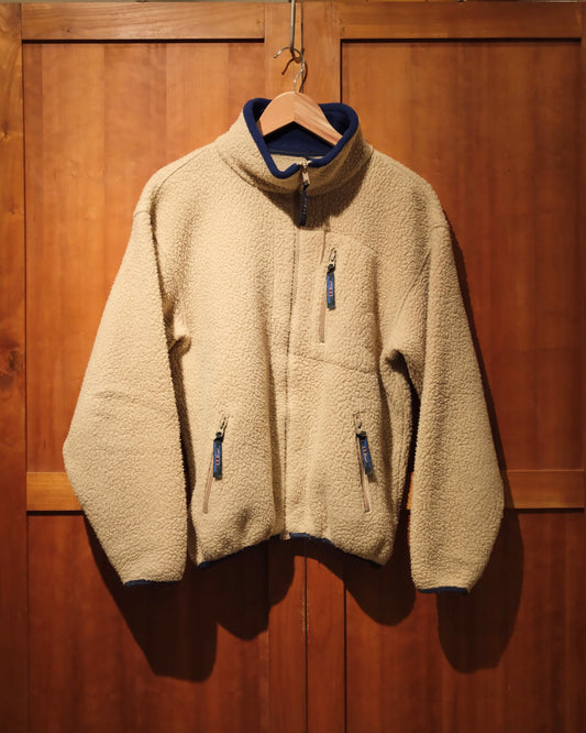 【 TOD 】【 MENS M相当】90s LLBEAN FLEECE JACKET , BEIGE