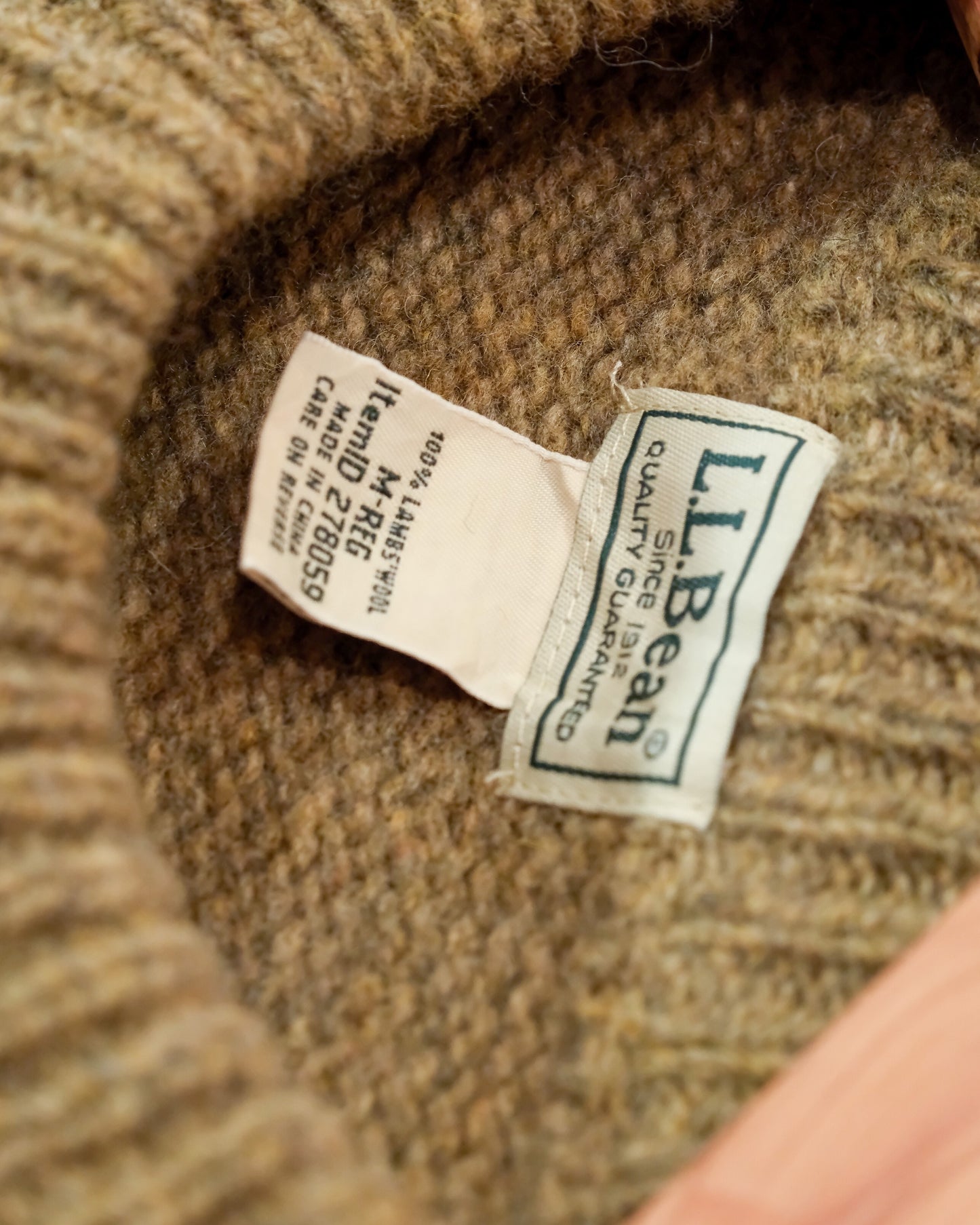 【TOD】【MENS M】00S LL BEAN, NORDIC SWEATERS