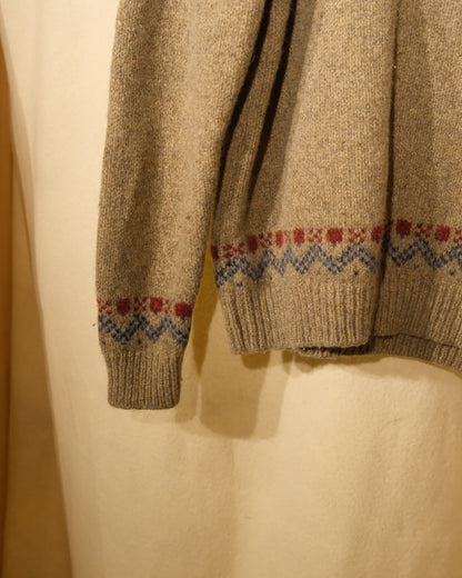 【TOD】【MENS M】00S LL BEAN, NORDIC SWEATERS