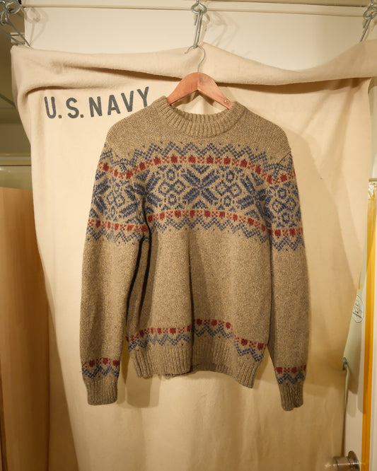 【TOD】【MENS M】00S LL BEAN, NORDIC SWEATERS