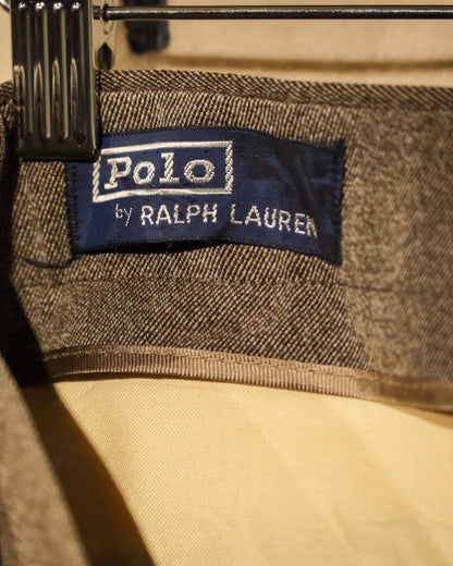 【 TOD 】【 W38 】POLO, WOOL TROUSERS, BROWN