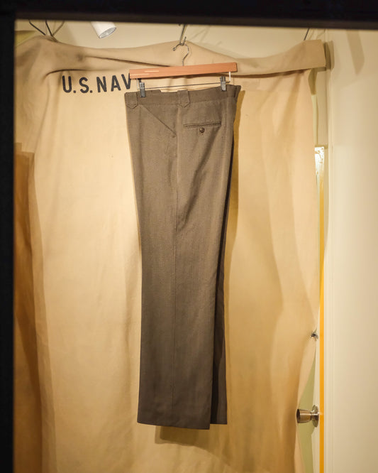 【 TOD 】【 W38 】POLO, WOOL TROUSERS, BROWN
