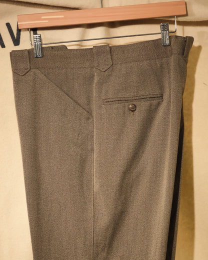 【 TOD 】【 W38 】POLO, WOOL TROUSERS, BROWN