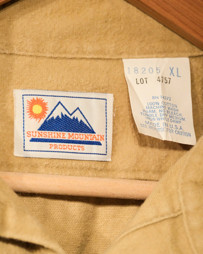 【TOD】【MENS XL】SUNSHINE MOUNTAIN PRODUCTS, CHAMOIS SHIRT