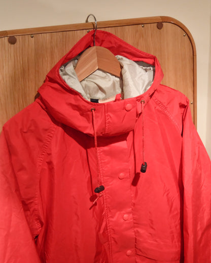 【TOD】【WOMENS-M】90s LL BEAN STOWAWAY RAIN GEAR , RED