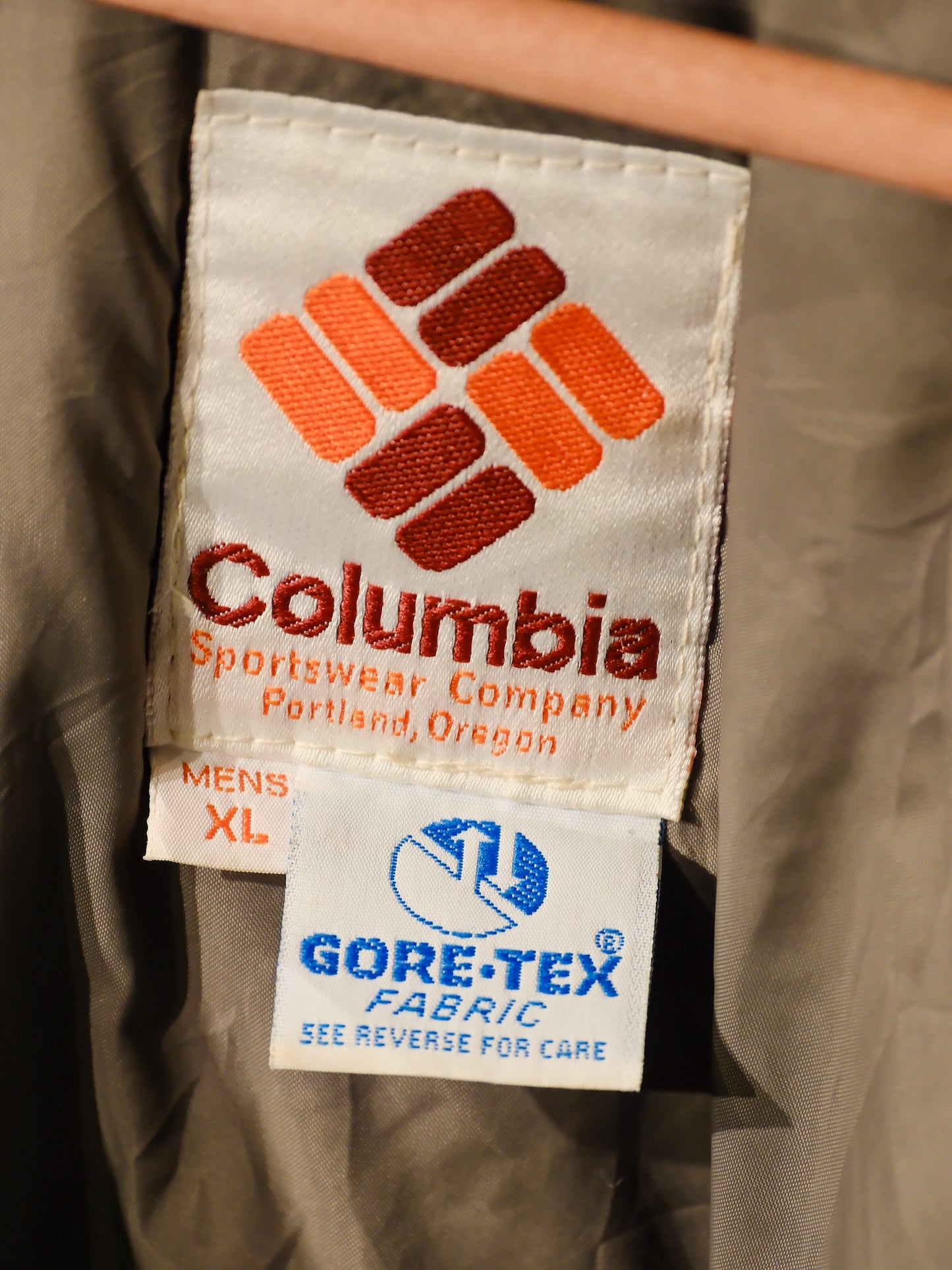 【TOD】【 MENS XL】80S COLUMBIA GORE-TEX PARKA, GREY