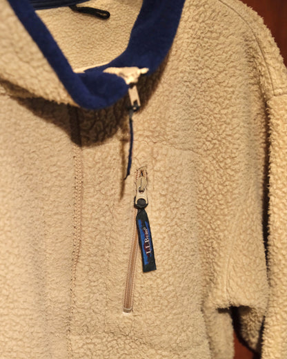 【 TOD 】【 MENS M相当】90s LLBEAN FLEECE JACKET , BEIGE