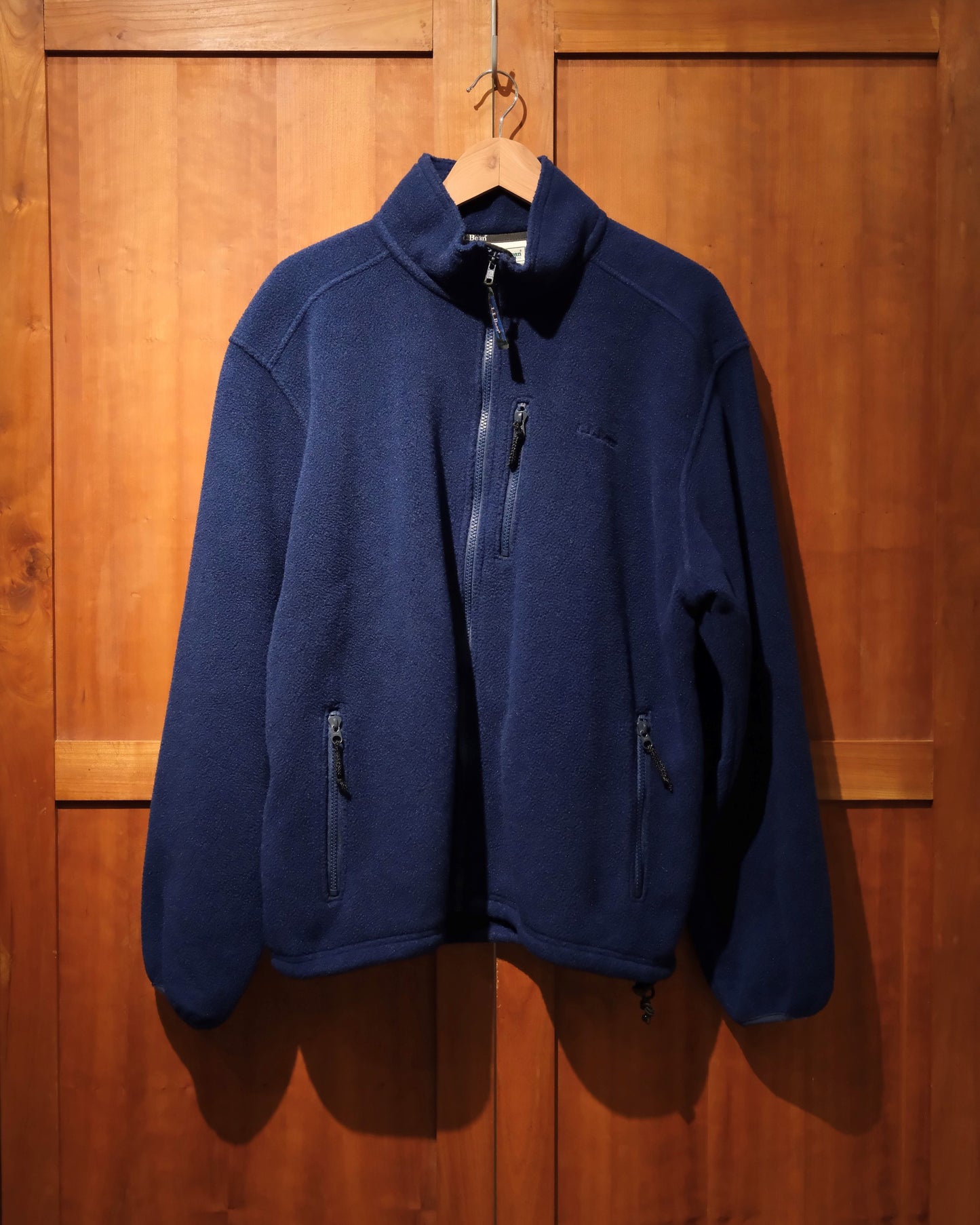 【TOD】【MENS US-L】90s LLBEAN FLEECE JACKET, NAVY