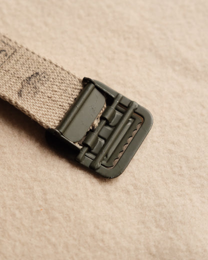 【TOD MIL-SPEC ARCHIVES】FRENCH ARMY WEBBING BELT DEADSTOCK