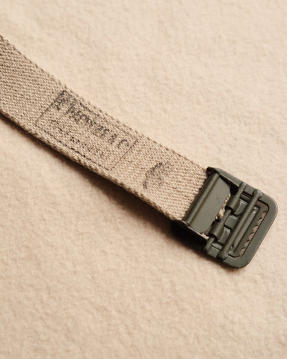 【TOD MIL-SPEC ARCHIVES】FRENCH ARMY WEBBING BELT DEADSTOCK