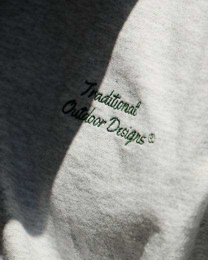 【TOD ORIGINAL】 T.O.D. Athletic Tee With Fruit of The Loom , Grey