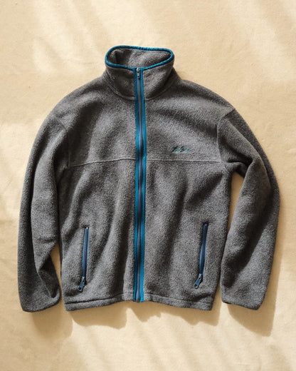 【XS/残り１点】【TOD】90S LL BEAN, FLEECE JACKET, GREY × SPRUCE