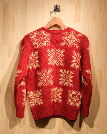 【 TOD ONLINE 】90s WS LL BEAN NORDIC SWEATER / WS M