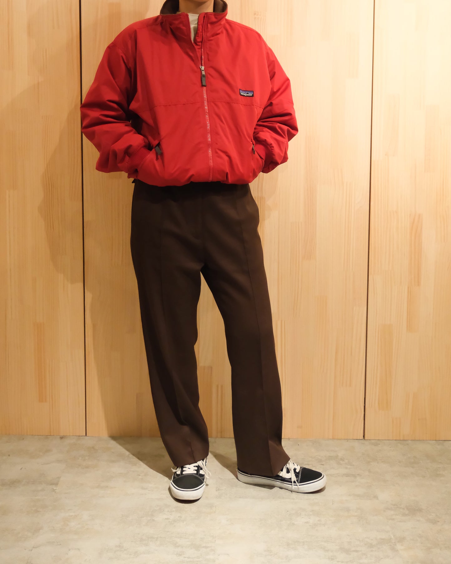 【 TOD 】【 MENS XS 】90s patagonia SHELLED SYNCHILLA JACKET