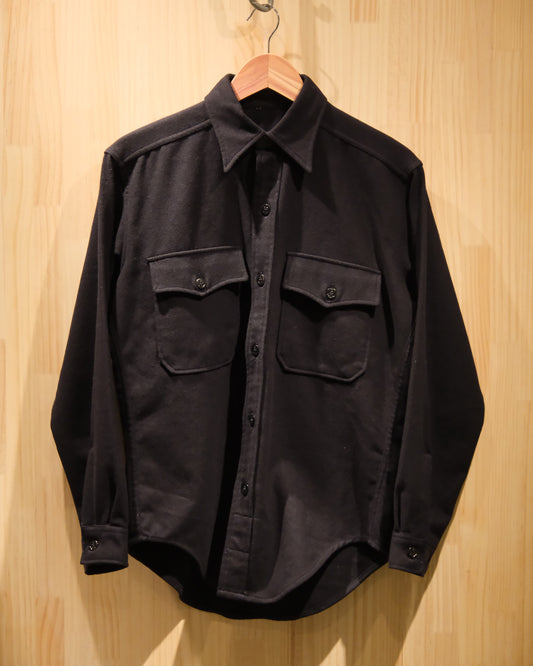 【 TOD ONLINE 】70s US NAVY C.P.O. WOOL SHIRT / 14H(XS) SIZE